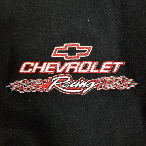 NWT Steve and Barry's Chevrolet Racing Bomber Letterman Jacket Men's Size Large - Picture 7 of 16